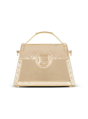 BALMAIN  Sac b-buzz dynasty en cuir verni - Doré