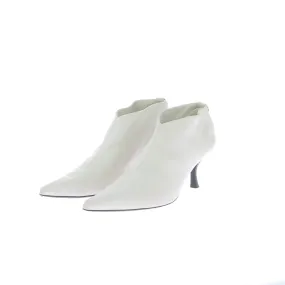 Bottines Bourgeoise en cuir blanc