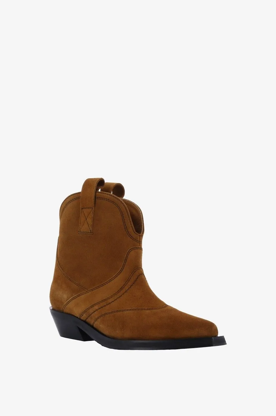 Bottines esprit santias en daim