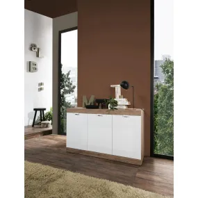 Buffet 3 portes chene cadiz blanc  | 3 Suisses