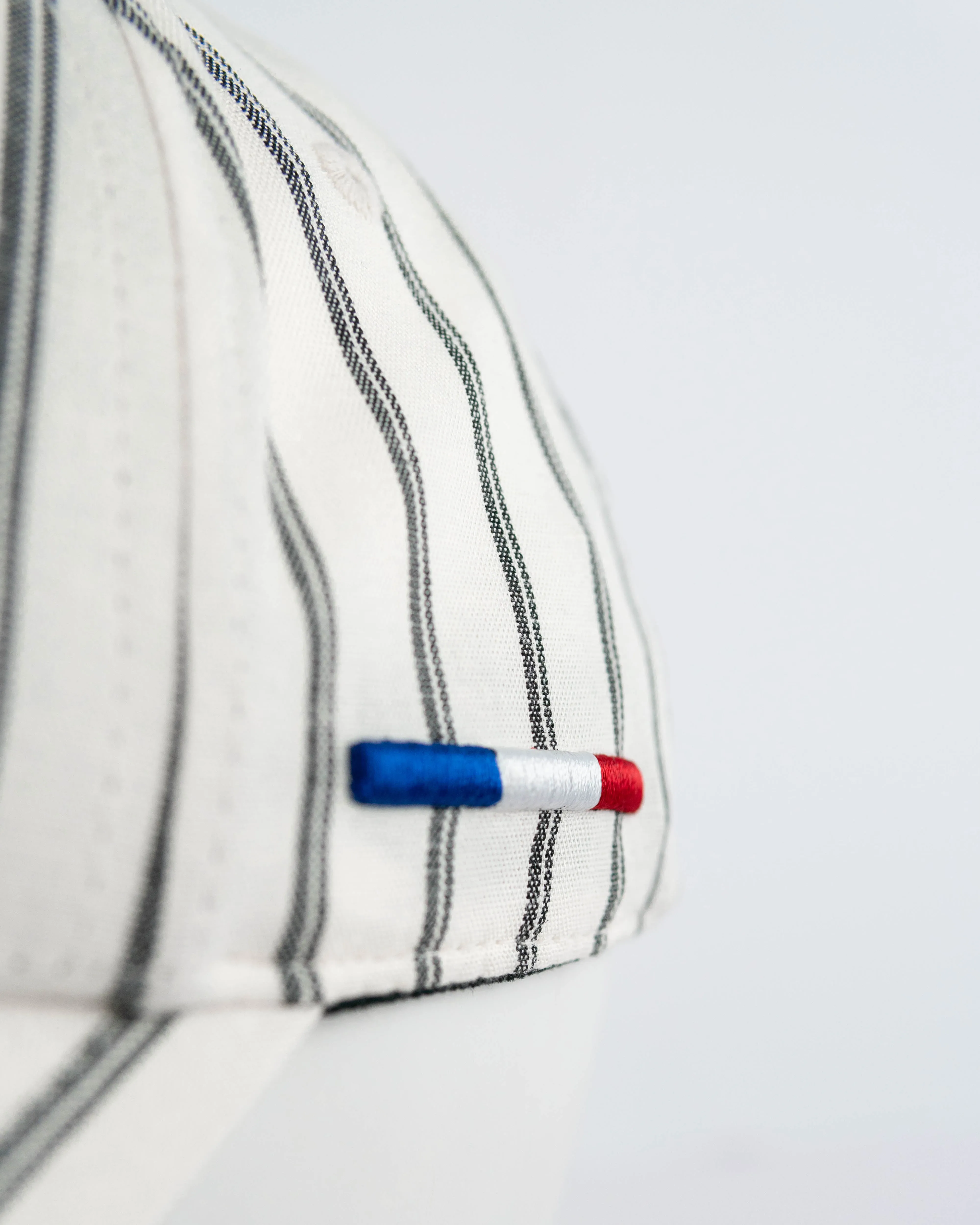 Casquette  Héritage  Motifs Rayés Beige
