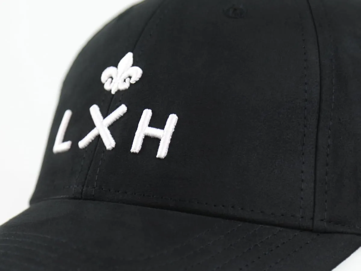 Casquette  Héritage  Suédine Noir