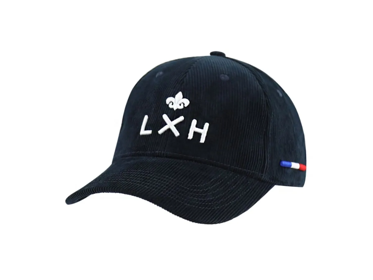 Casquette  Héritage  Velours Ctelé Bleu Marine