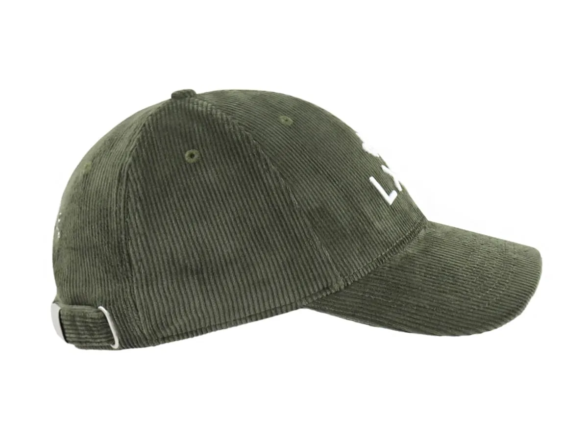 Casquette  Héritage  Velours Ctelé Kaki