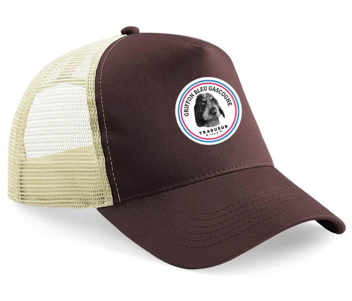 Casquette respirante avec écusson – Griffon Bleu de Gascogne