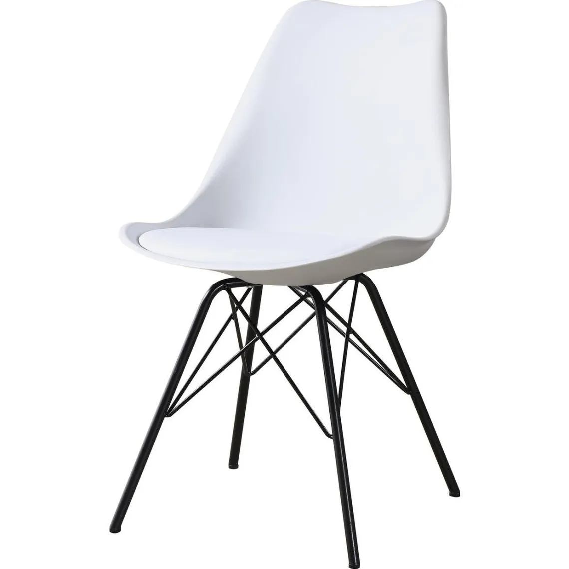 Chaise Newman Scandinave Blanc | 3 Suisses