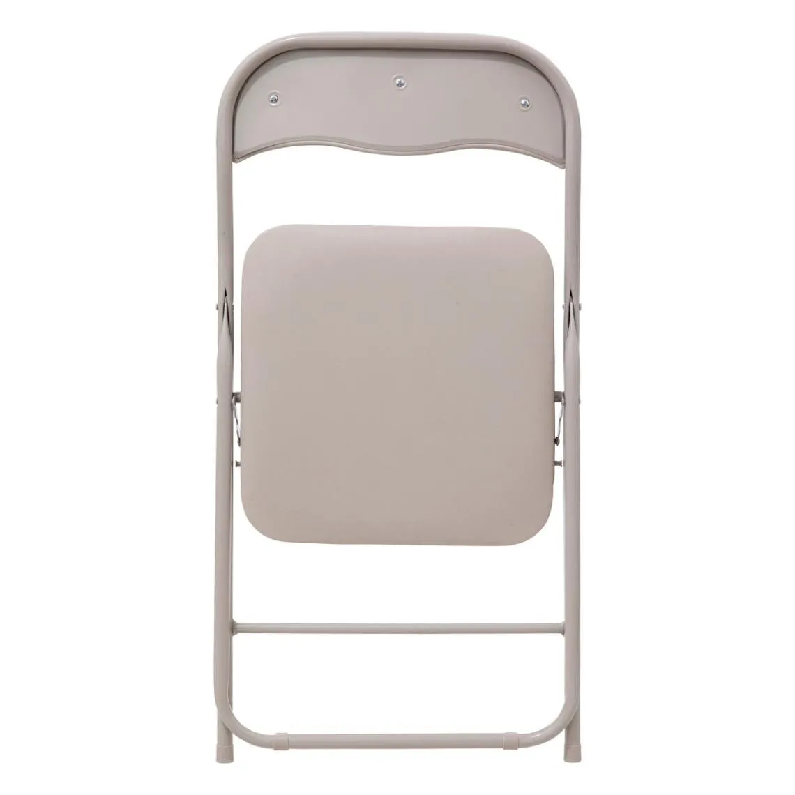 Chaise pliante en PVC beige  | 3 Suisses