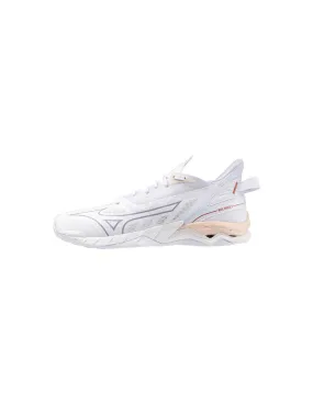 Chaussures Handball Mizuno Femme de Wave Mirage 5 White