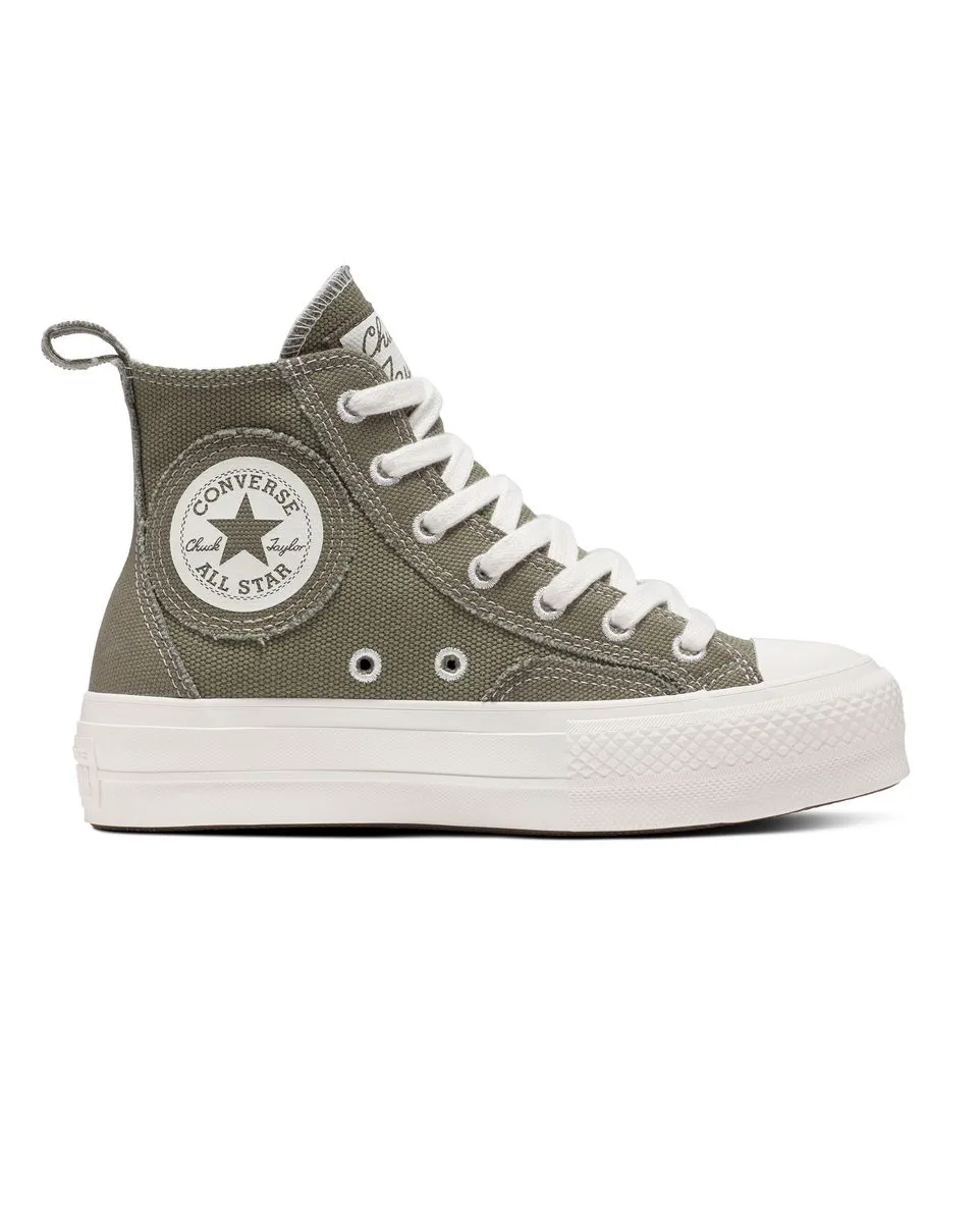 Chaussures hautes Femme CHUCK TAYLOR ALL STAR LIFT Vert