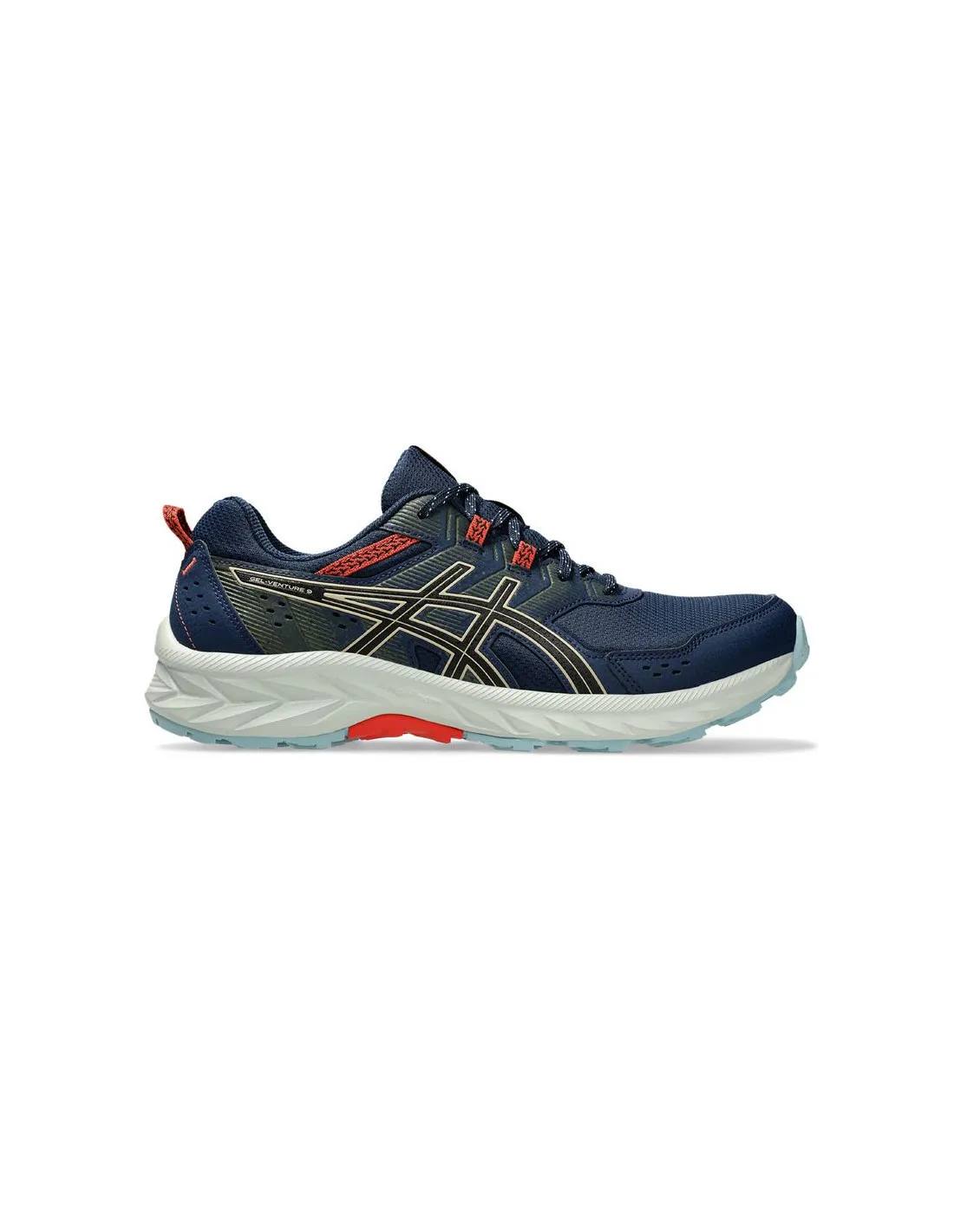 Chaussures Trail Gel Homme by ASICS -Venture 9 Bleu foncé