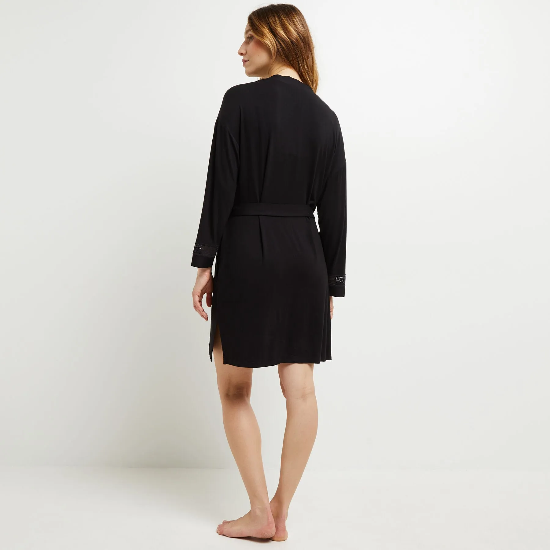 DESHABILLE VISCOSE NOIR | RougeGorge