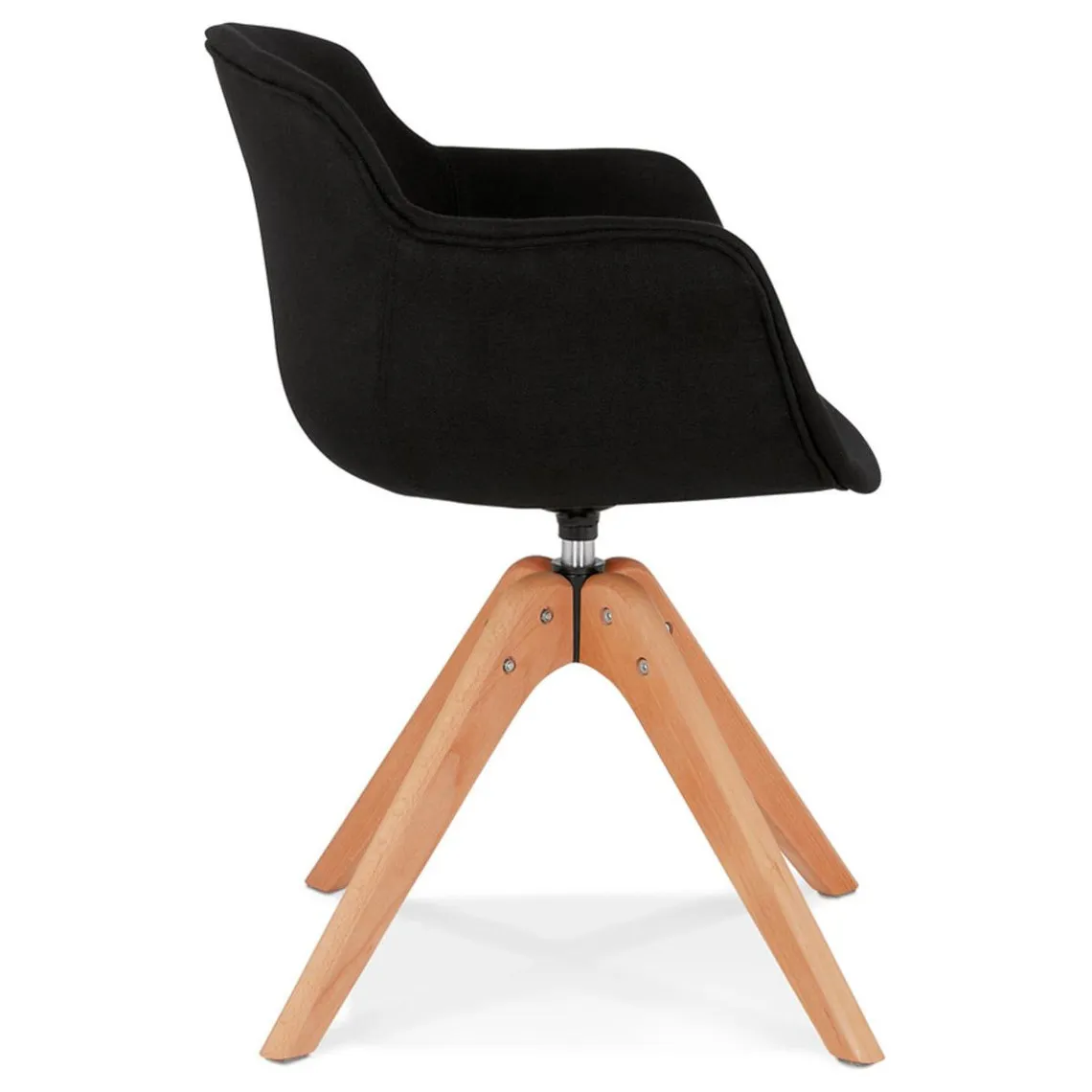 Fauteuil Noir design TIGRU  | 3 Suisses