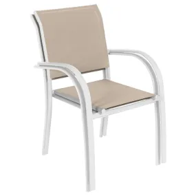 FAUTEUIL PIAZZA LIN BLANC