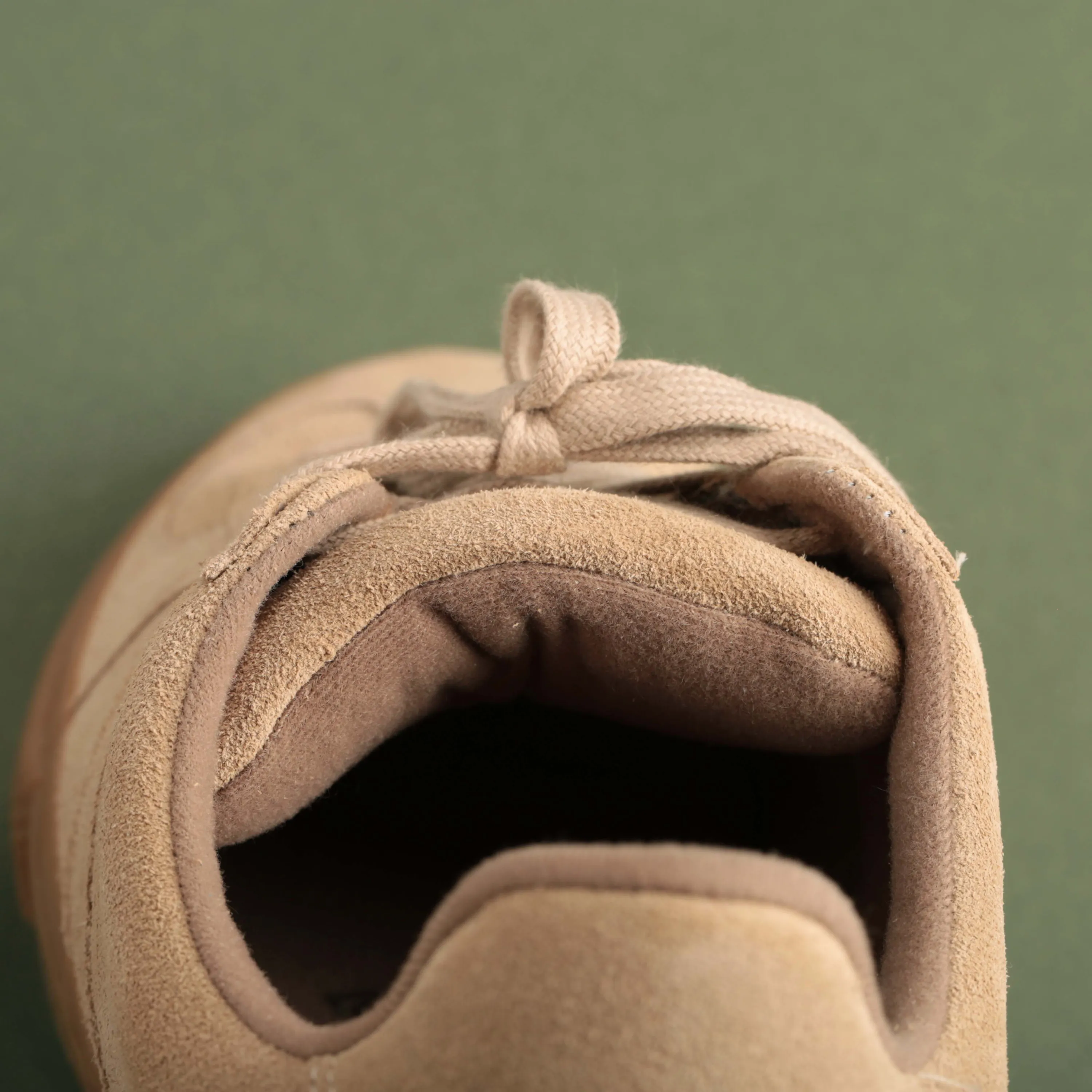 German Military Trainer Beige Suede