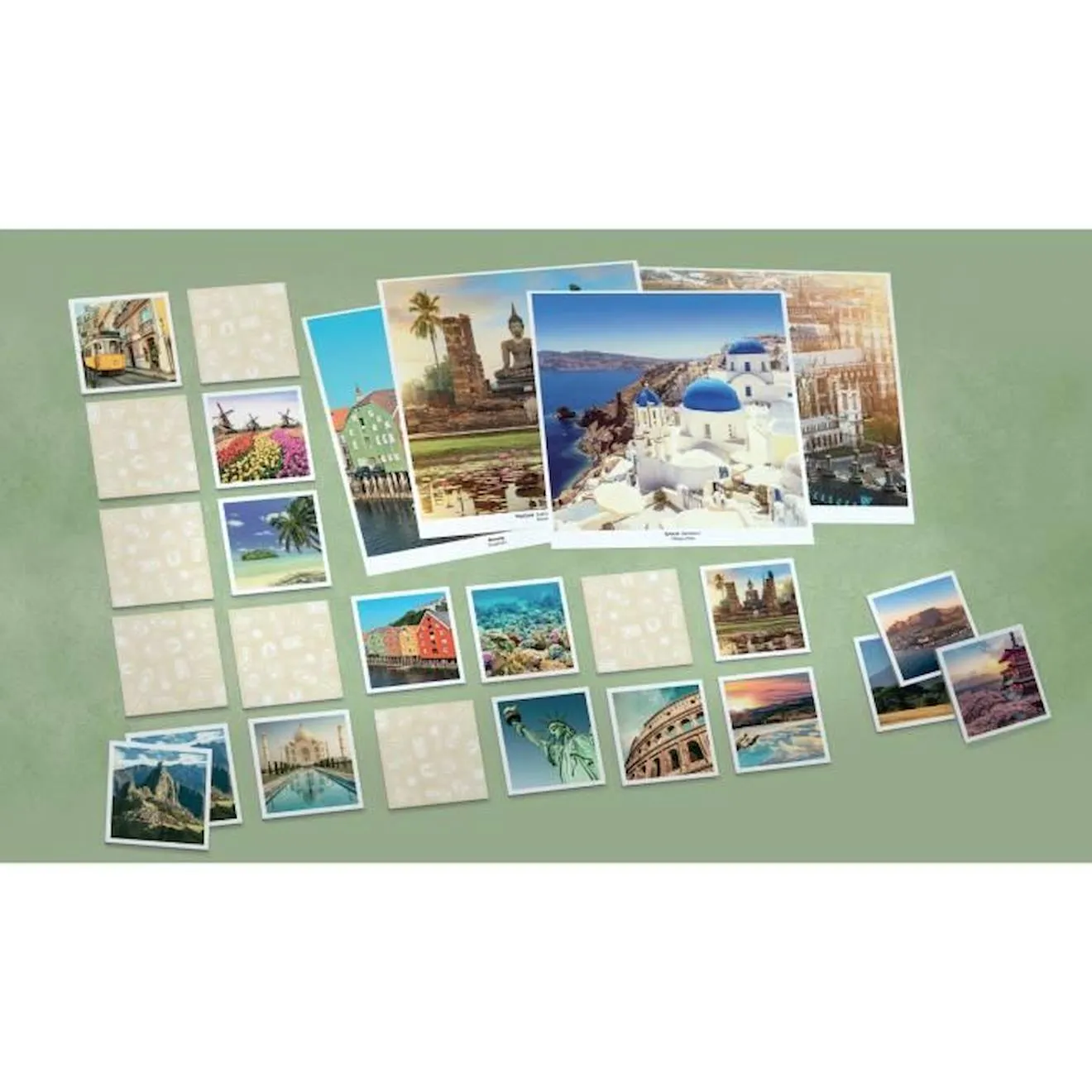Jeu de mémoire Collectors' Memory® - Voyage - Ravensburger - Observation et mémorisation - A partir de 8 ans marron - Ravens