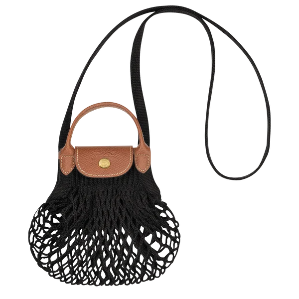 Le Pliage Filet Sac porté travers XS Noir | Longchamp