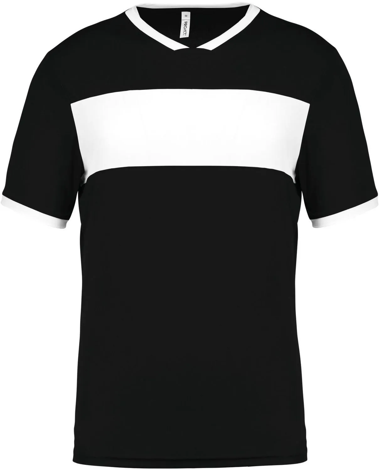 Maillot de foot adulte PA4000 - noir et blanc 