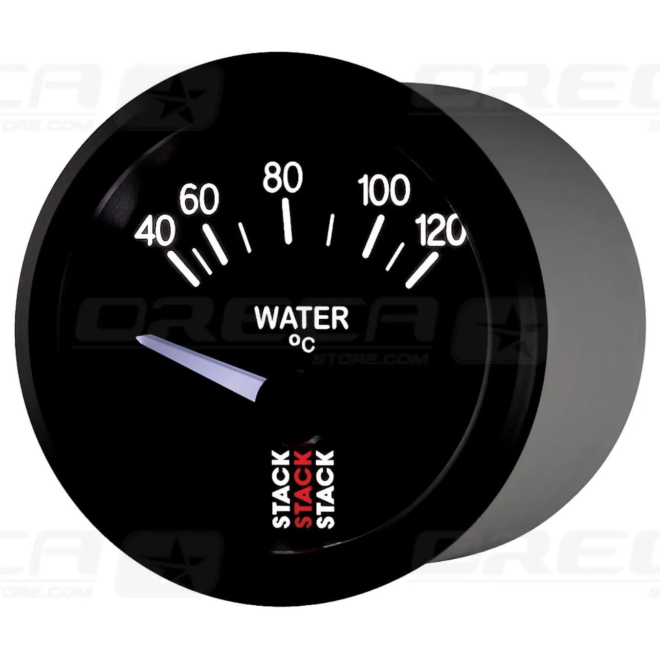 Manomètre STACK électrique température eau 40-120°C  Noir 726ST3207