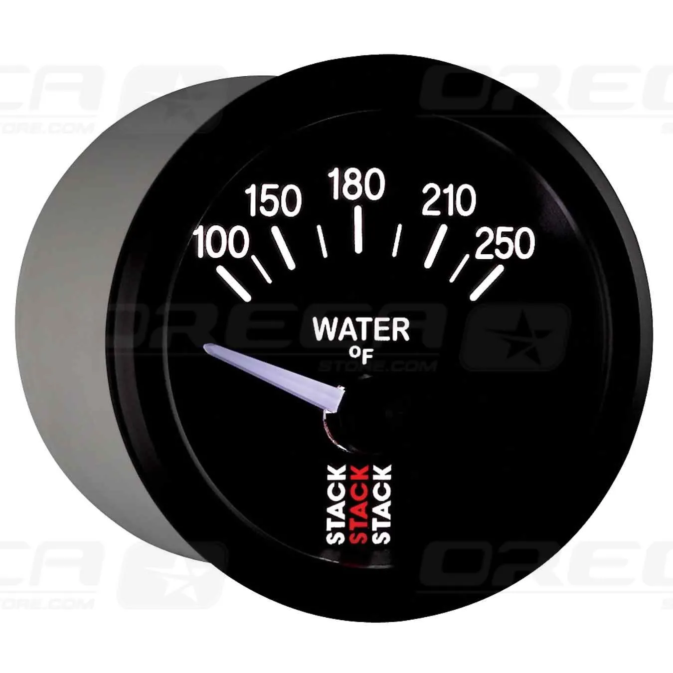 Manomètre température eau 100-250°F 52mm Noir Électrique, Air-Core STACK 726ST3208