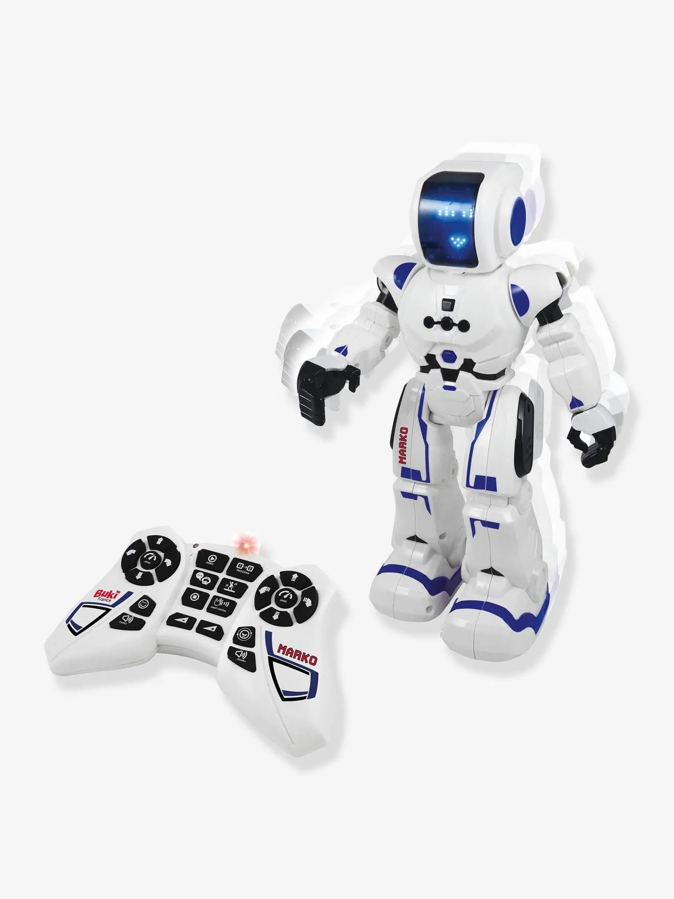 MARKO - Robot sans écran et sans tablette BUKI blanc - Buki