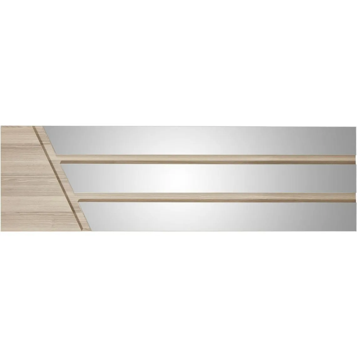 Miroir rectangulaire design en chêne NATURALIA Beige  | 3 Suisses
