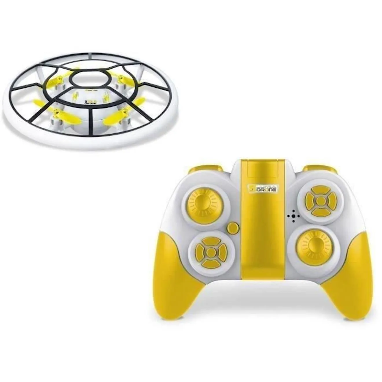 MONDO MOTORS - Drone radiocommandé - Effets lumineux - Ultradrone X13 LED Light - Diamètre 13cm blanc - Mondo