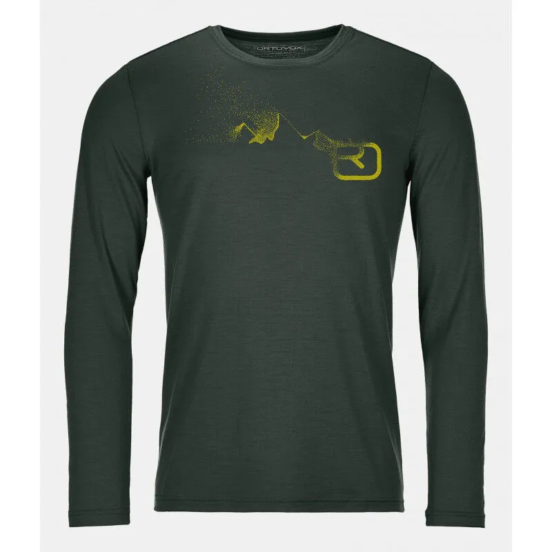 Ortovox 185 Merino Logo Spray - Sous-vêtement mérinos homme | Hardloop