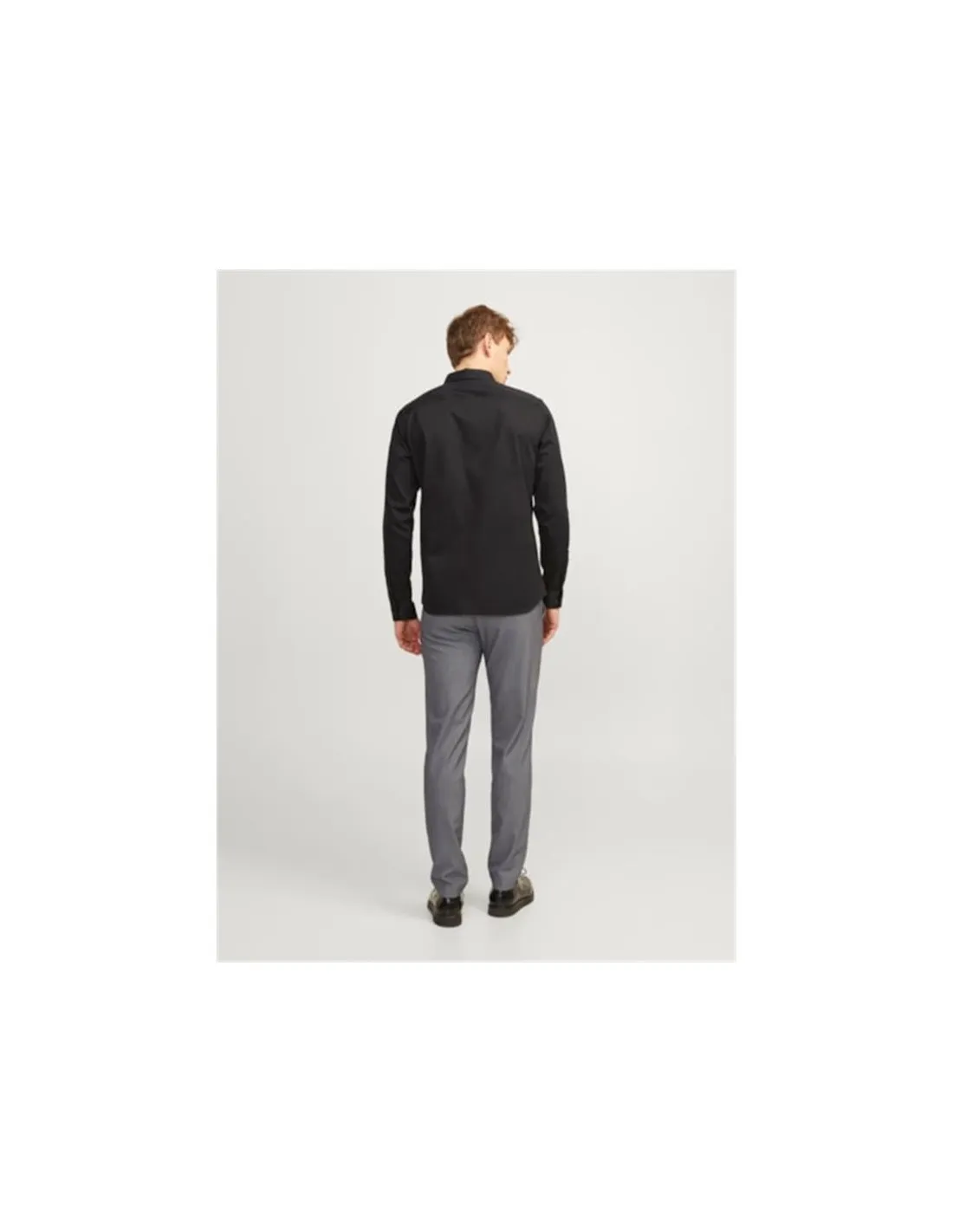 Pantalon Jack and Jones frank Trouser Light Grey Melange Homme
