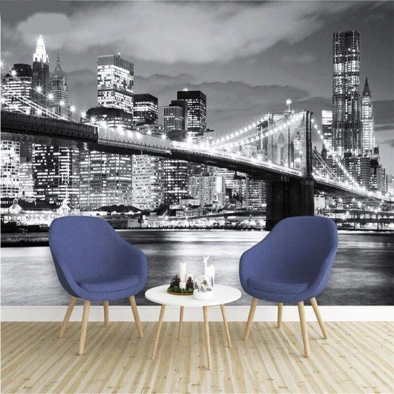 Papier Peint Vintage  Motif New York