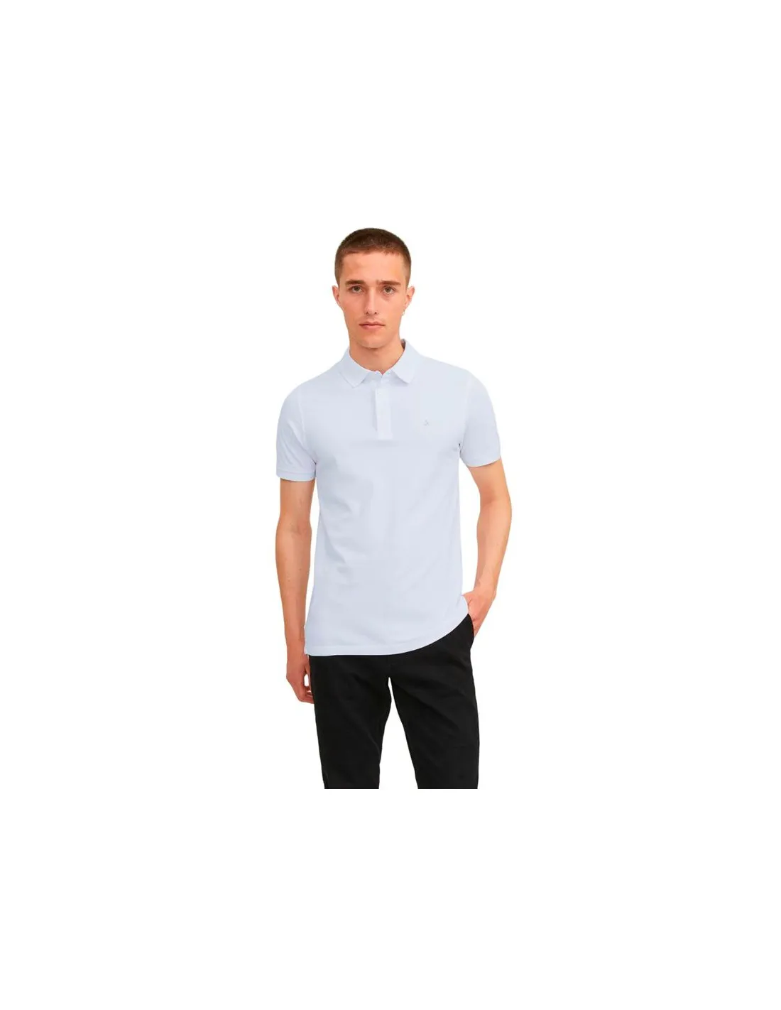 Polo Homme Jack & Jones paulos Blanc