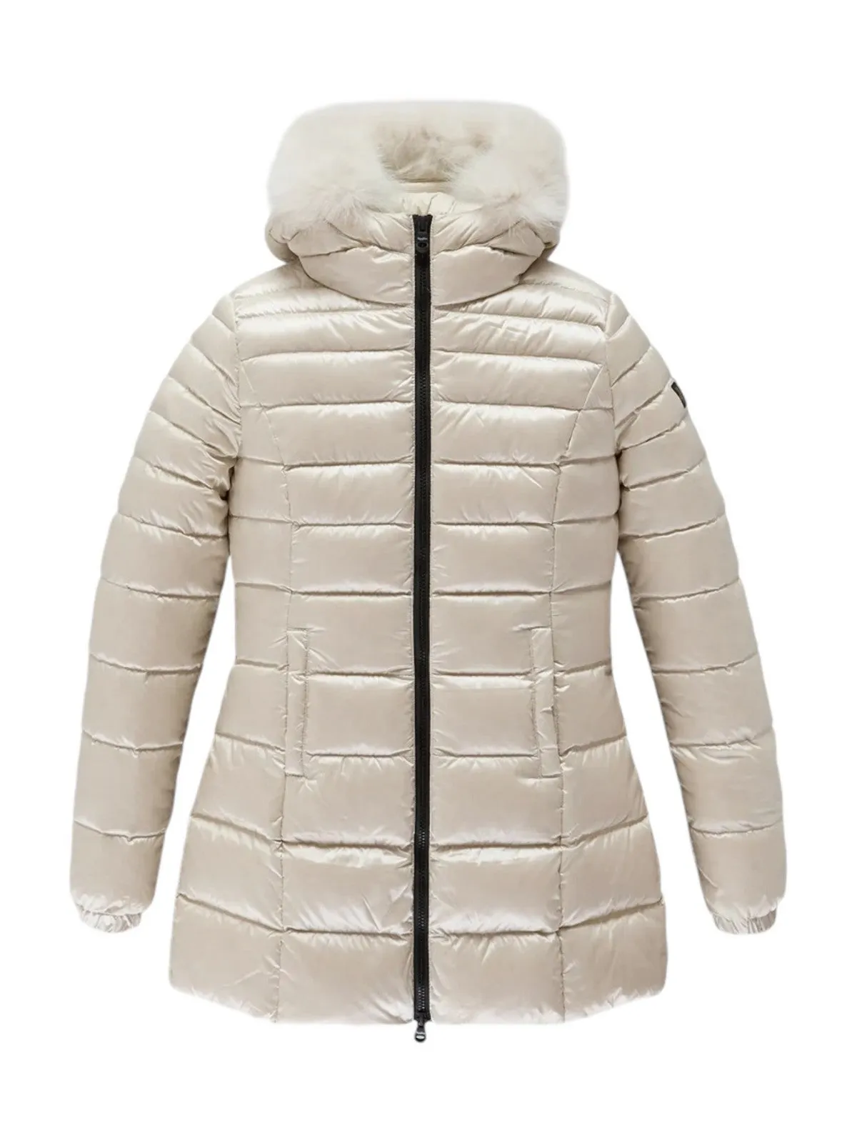 REFRIGIWEAR Piumino Donna Long mead fur jacket W98118 RA0035 A00152 Be