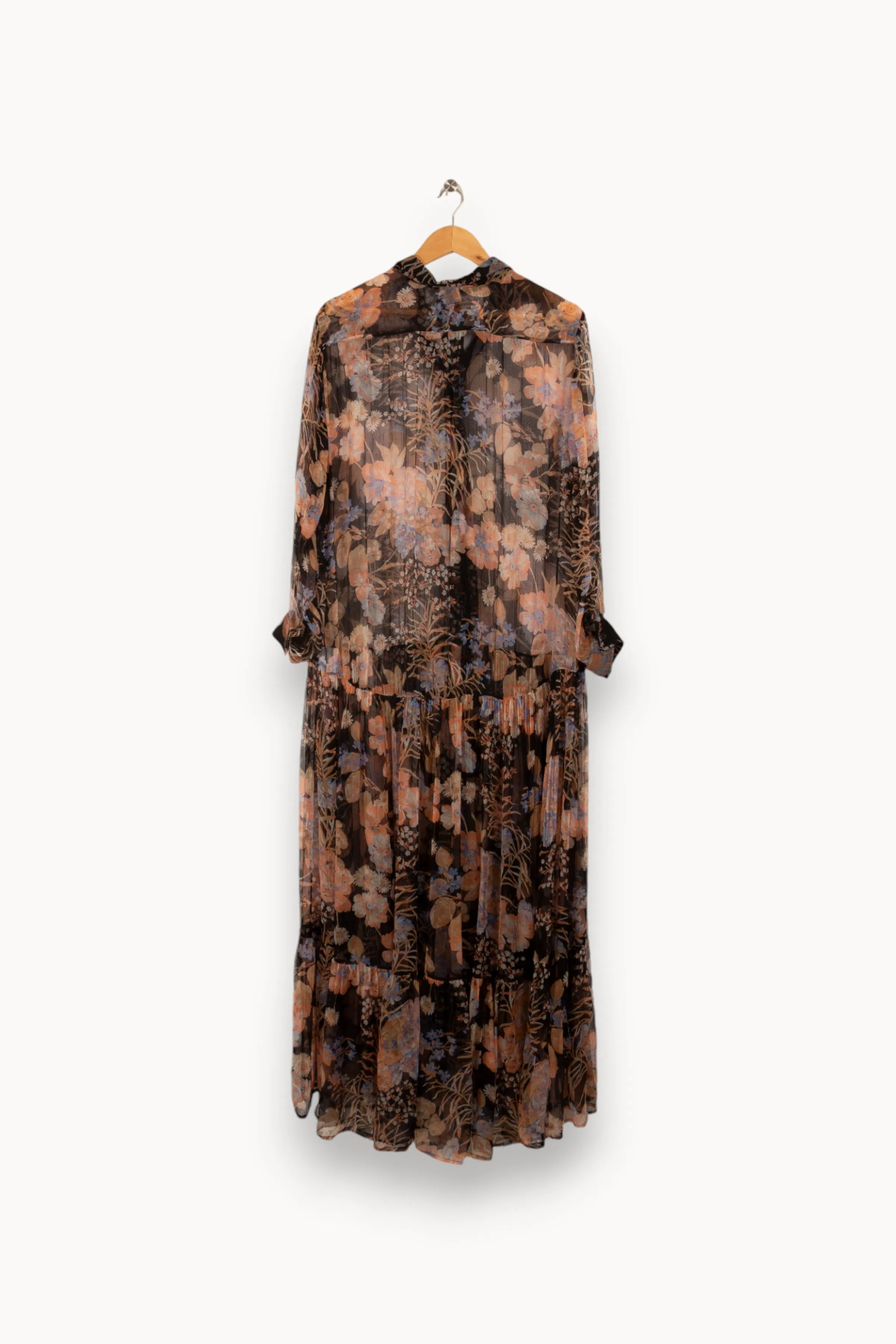 Robe multicolore semi-transparente - Taille S/36