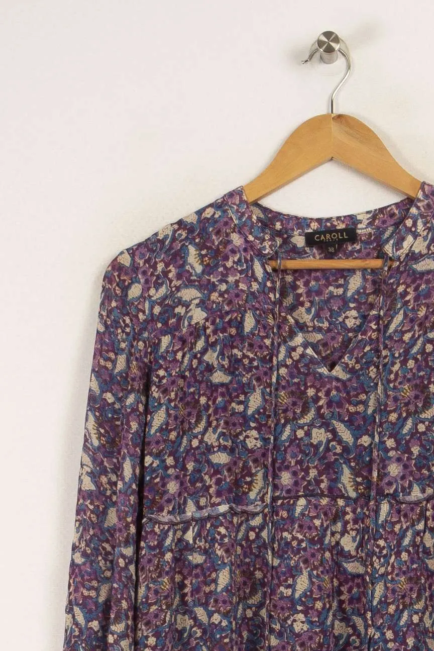 Robe multicolore violette - Taille M/38