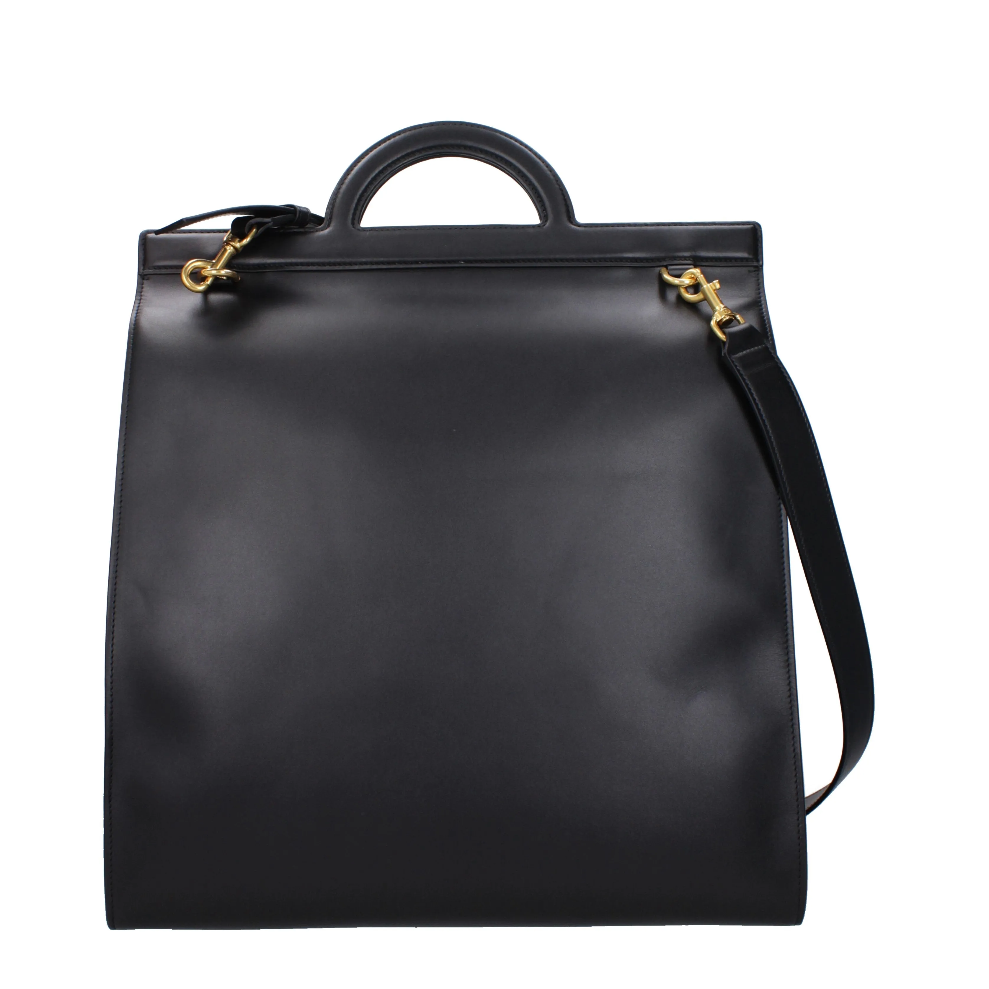 Sac à main Valentino garavani hommes en cuir noir