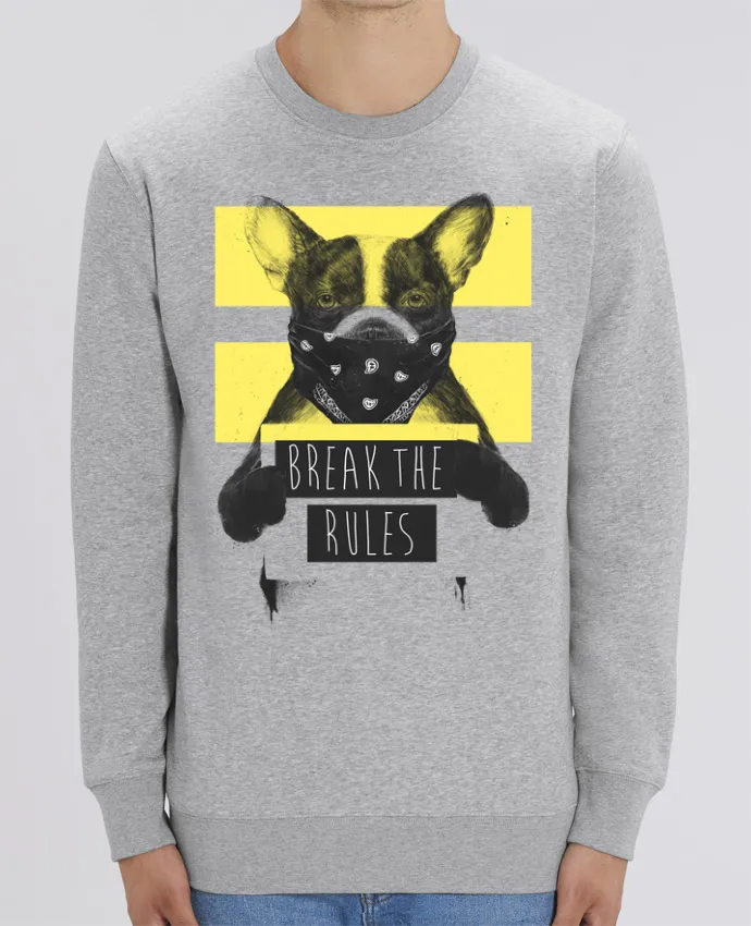 Sweat-shirt rebel_dog_yellow Par Balàzs Solti