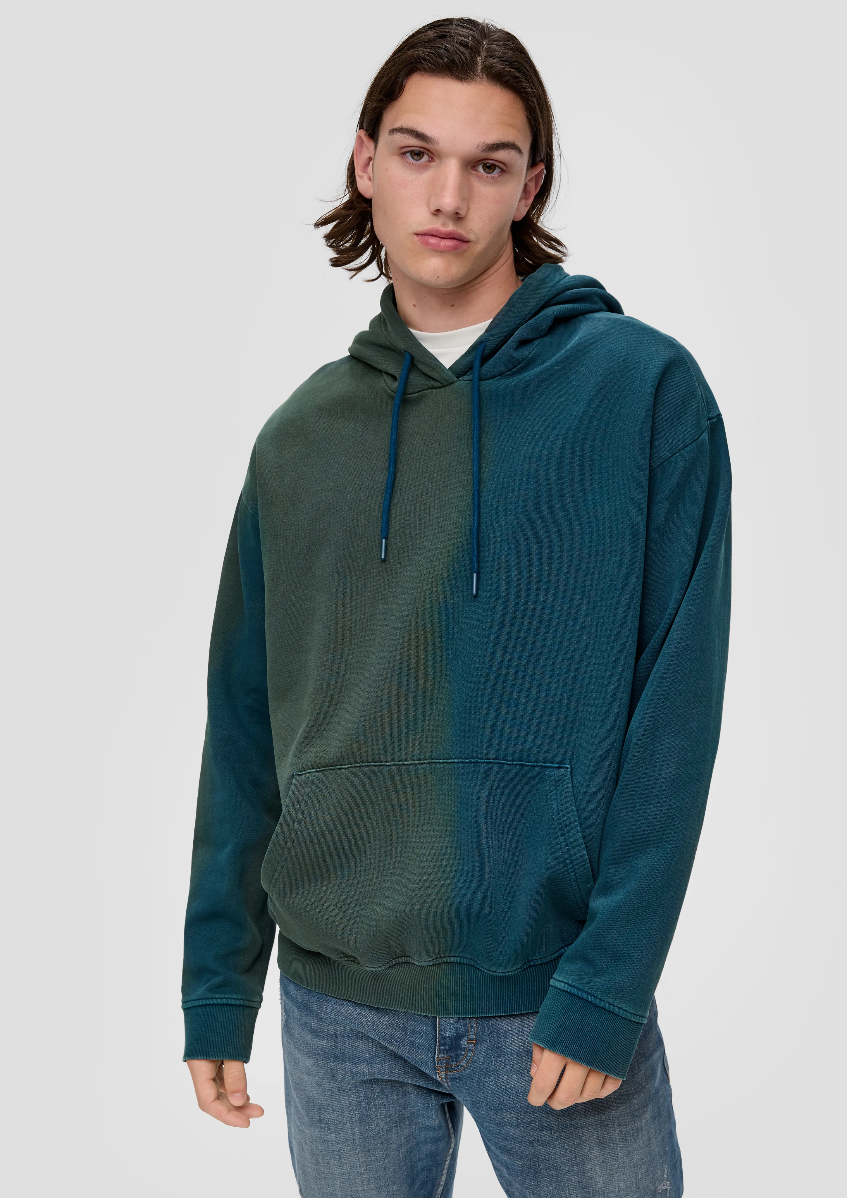 Sweat à capuche délavé