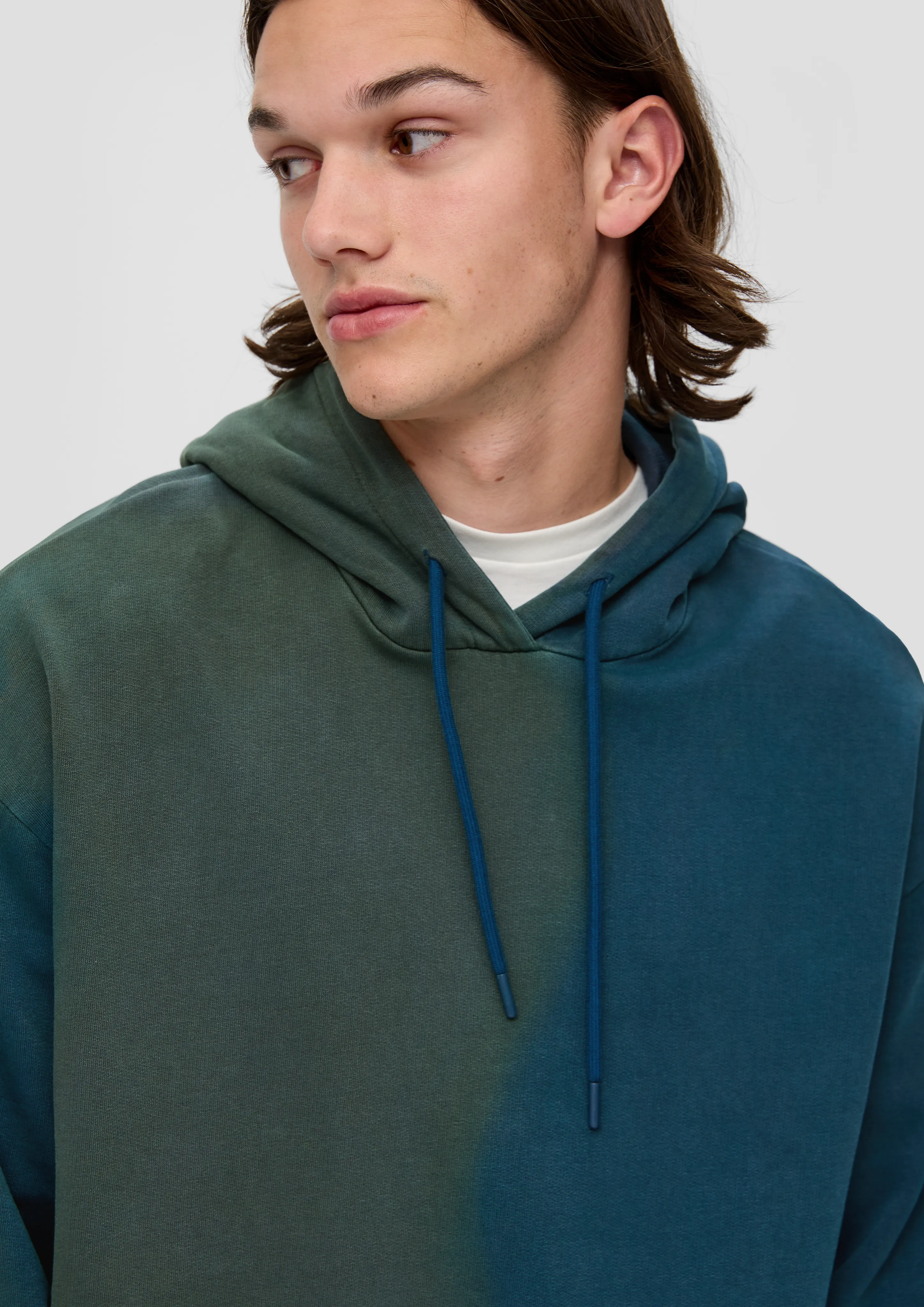 Sweat à capuche délavé