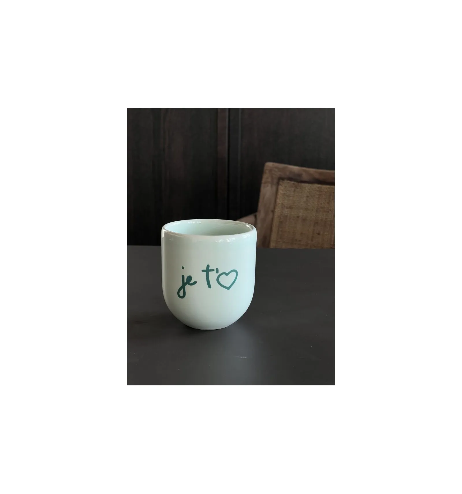 Tasse en céramique - Je t'aime