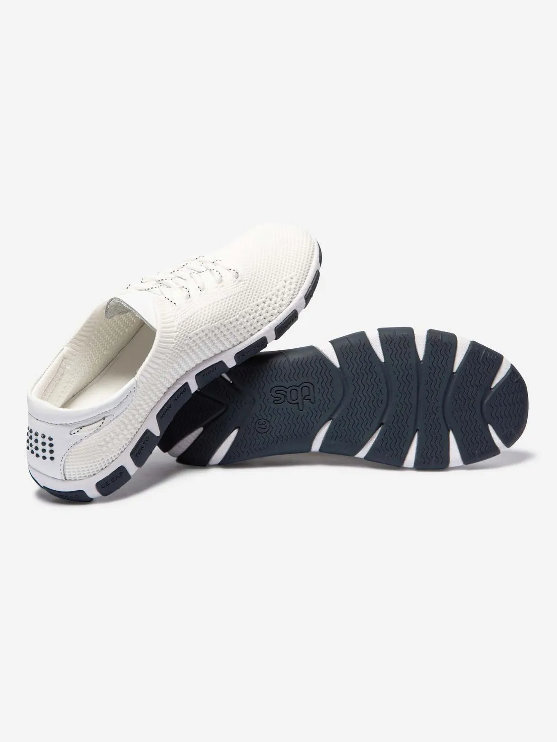Tennis Femme Confort Textile Recyclé Blanc tbs