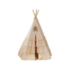 Tipi avec volants enfant Moi Mili "Folk" - folk - TU blanc - 