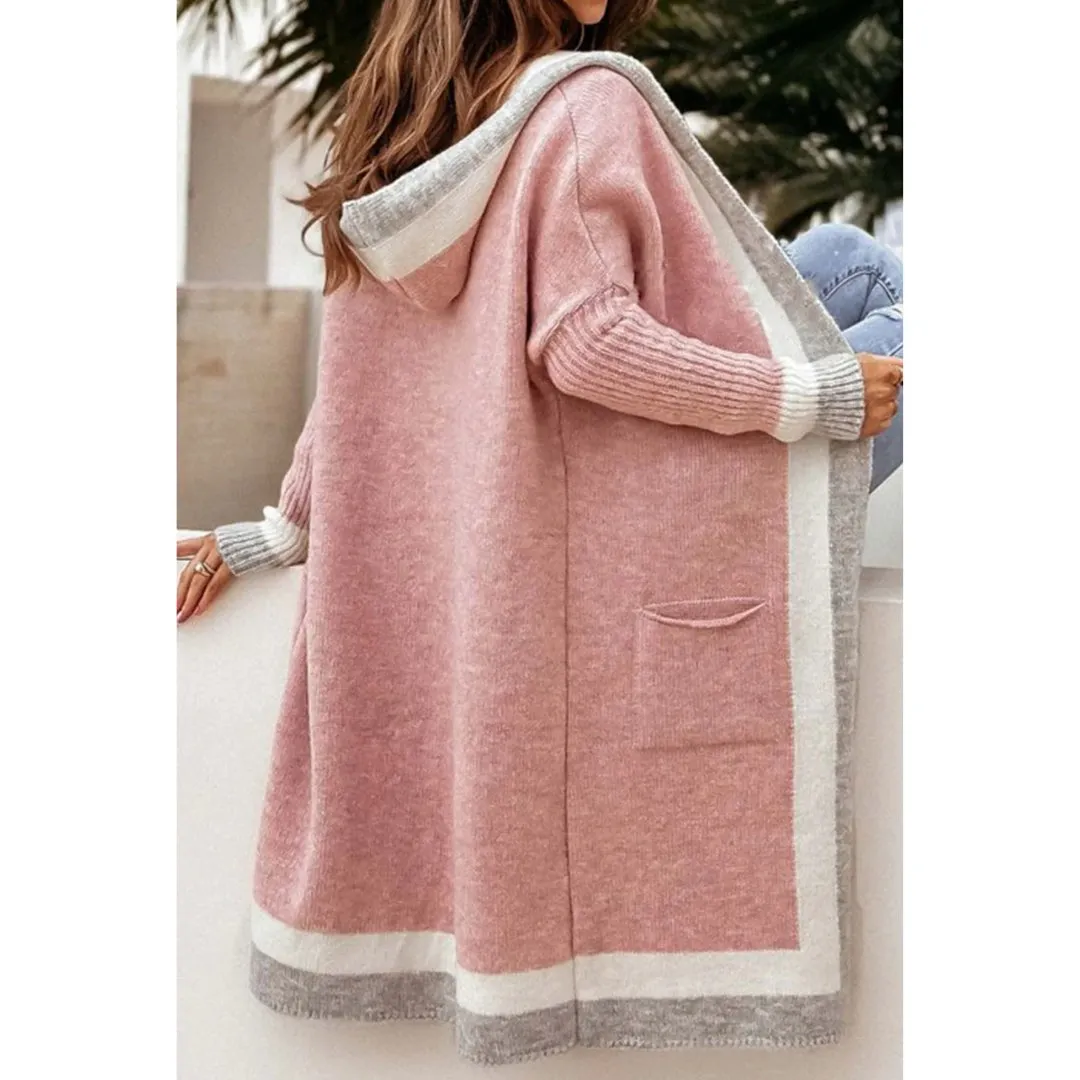Valencia | Cardigan Long à Capuche Pour l'Hiver