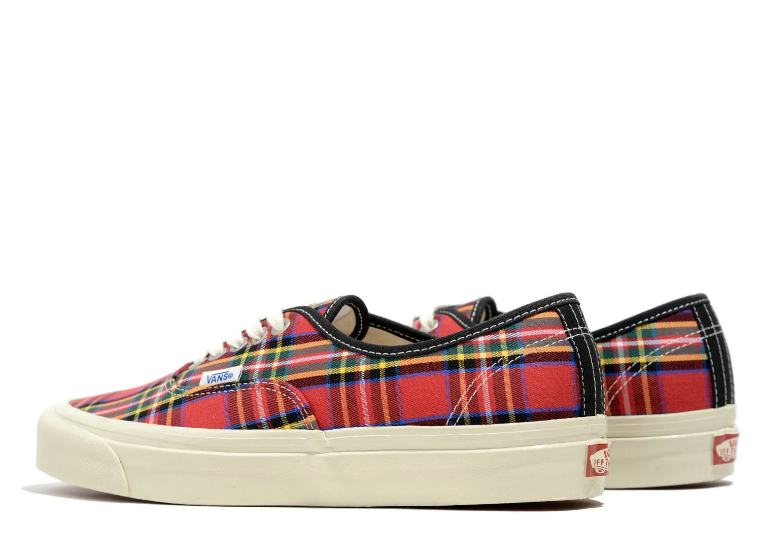 Vans Authentic 44 DX Anaheim Factory OG Plaid Red / Green
