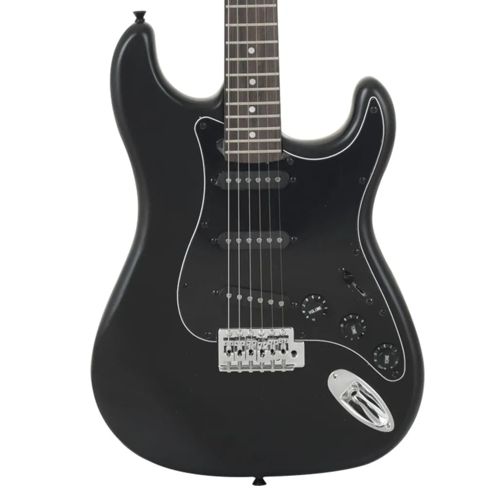 vidaXL Guitare électrique pour débutants avec sac noir 4/4 39" | vidaxl-fr