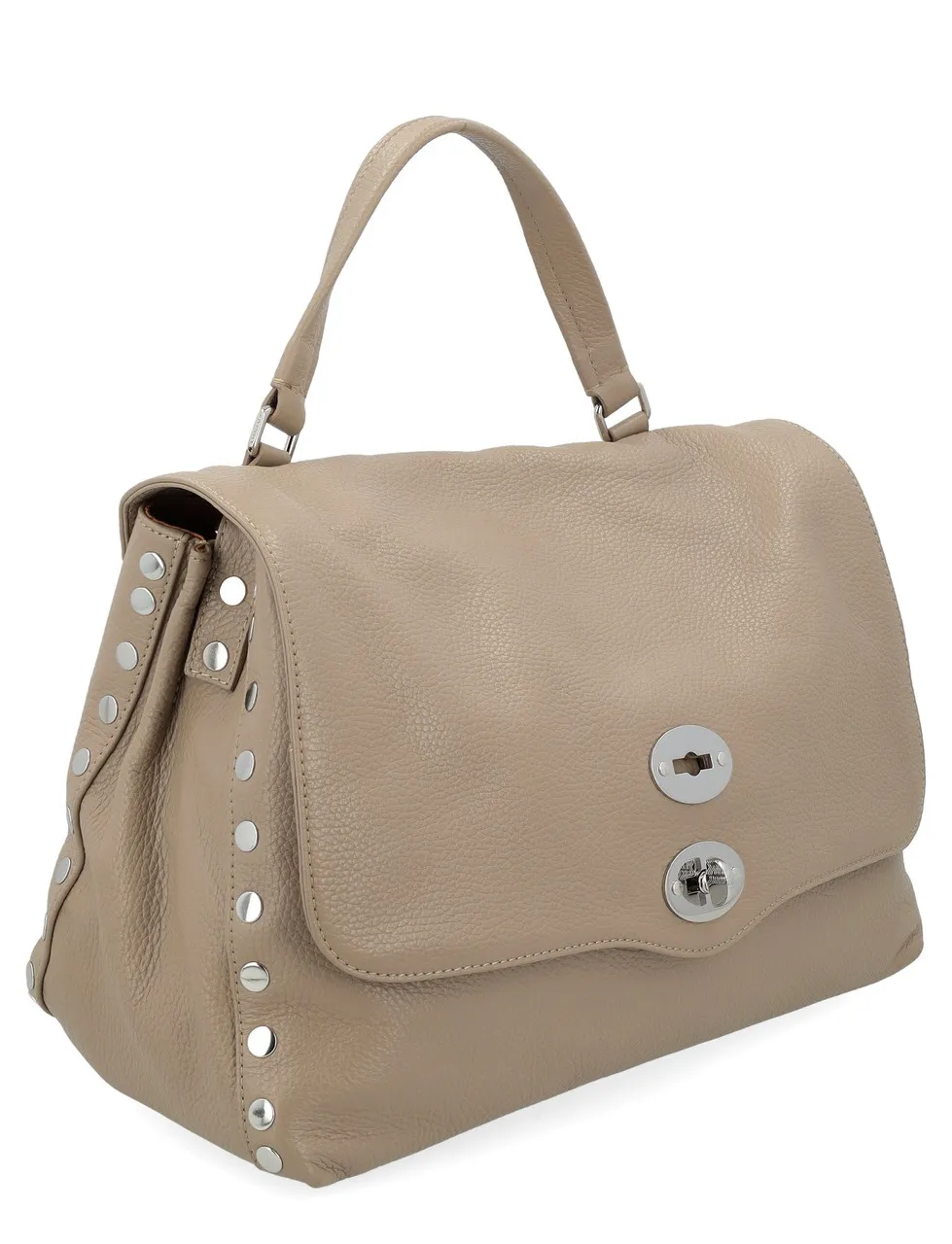 Zanellato Sac Postina Daily M en cuir couleur argile